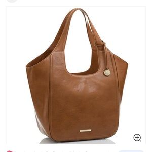 Brahim Large Carla bag in caramel with gold hardware  like new